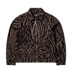 adidas japan jersey oliver black and Tiger Print Zip - Through Jacket – AspennigeriaShops