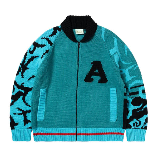 超目玉 ARIES Pterodactyl Varsity Knit 