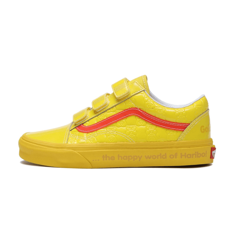 Custom Neon Vans-Old Skool Men 4-Women 5.5 / Yellow Front