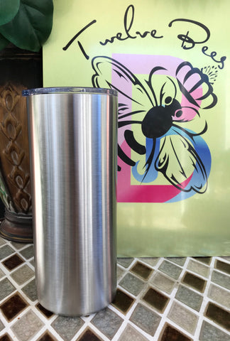 32 Ounce Bullet Thermos Gold or Silver – Twelve Bees Custom Designs, LLC