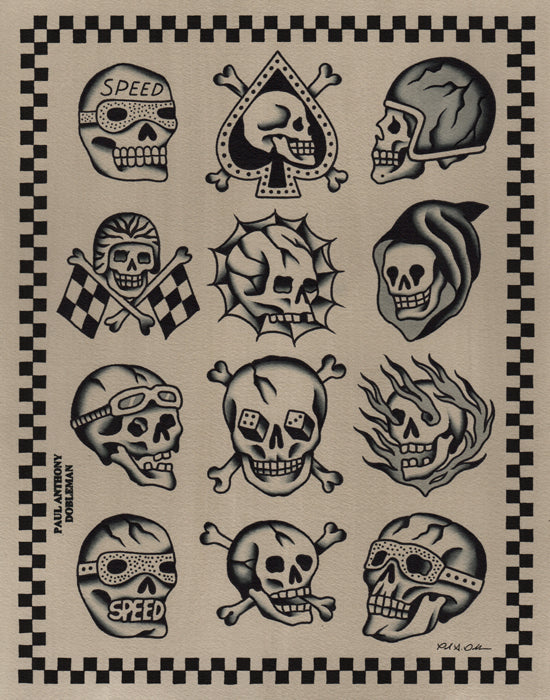 Where Does the Speed Skull Come From  The Barracks Tattoo Studio