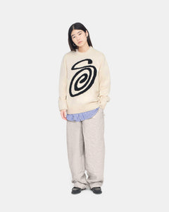 メール便なら送料無料 22AW STUSSY STUSSY CURLY SWEATER S / CURLY