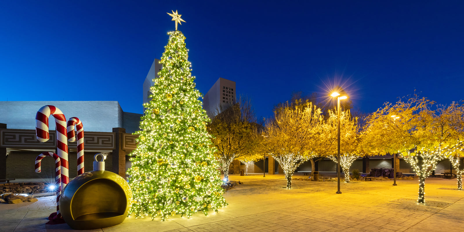 commercial christmas tree