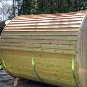 dundalk barrel sauna roof