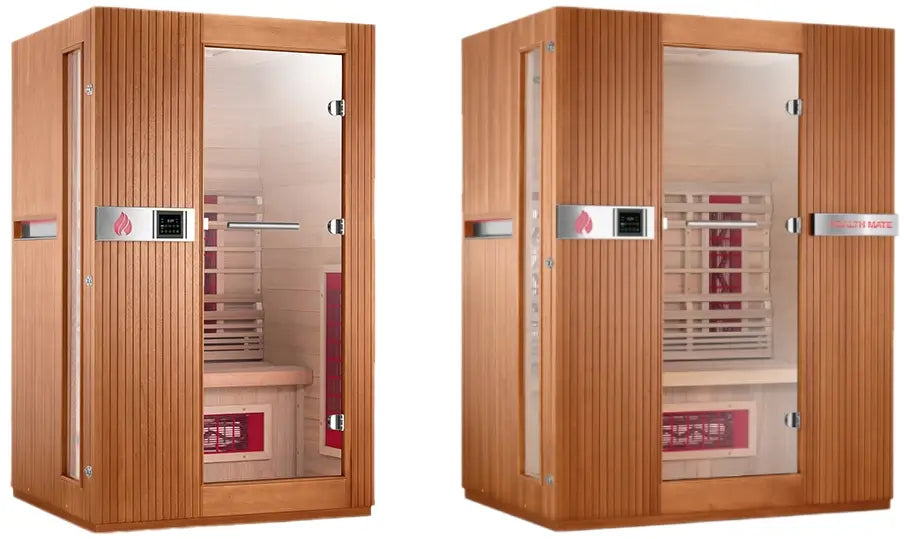 Inspire 2 and 3 infrared saunas side-by-side comparison