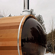 dundalk barrel sauna inside feed heater