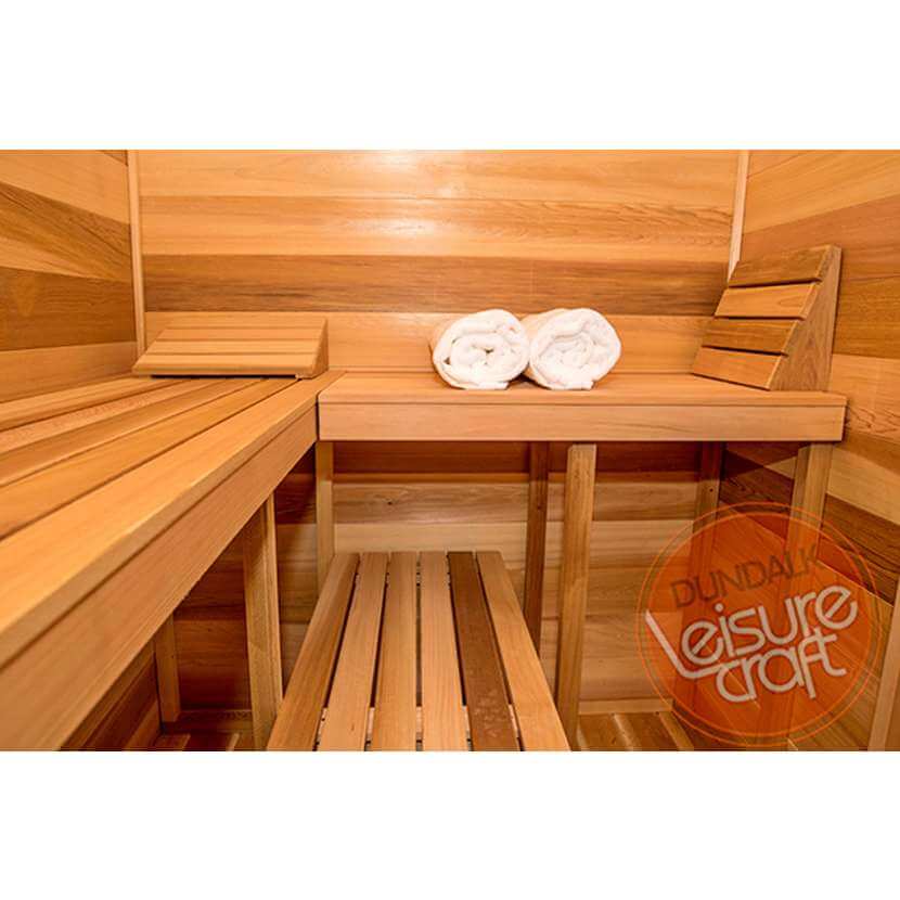 Geologie Verwarren Weven Dundalk Indoor Cabin Sauna, Red Cedar, Heater included - Divine Saunas