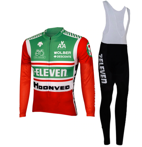 Team 7-eleven Retro Cycling Jersey Short Sleeve Pro Clothing Bike