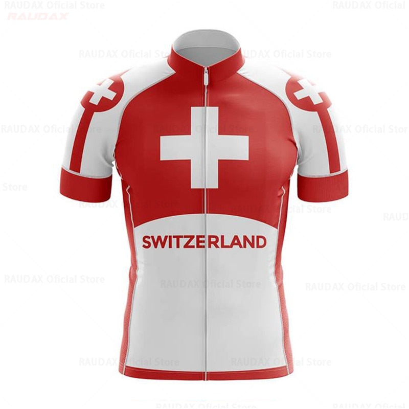 swiss cycling jersey