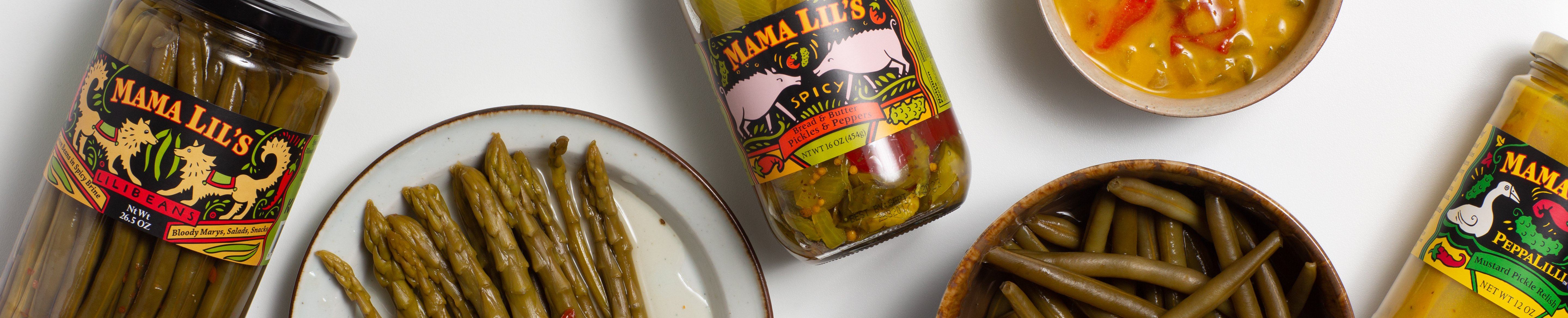 Mama Lil's Sweet Hot Pickled Peppers - 12oz. 6-pack