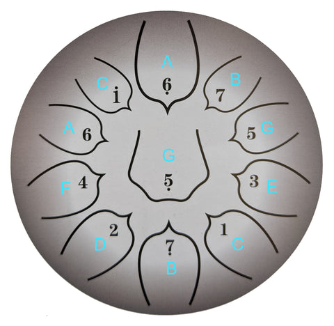 Lotus Steel Tongue Drum 11note