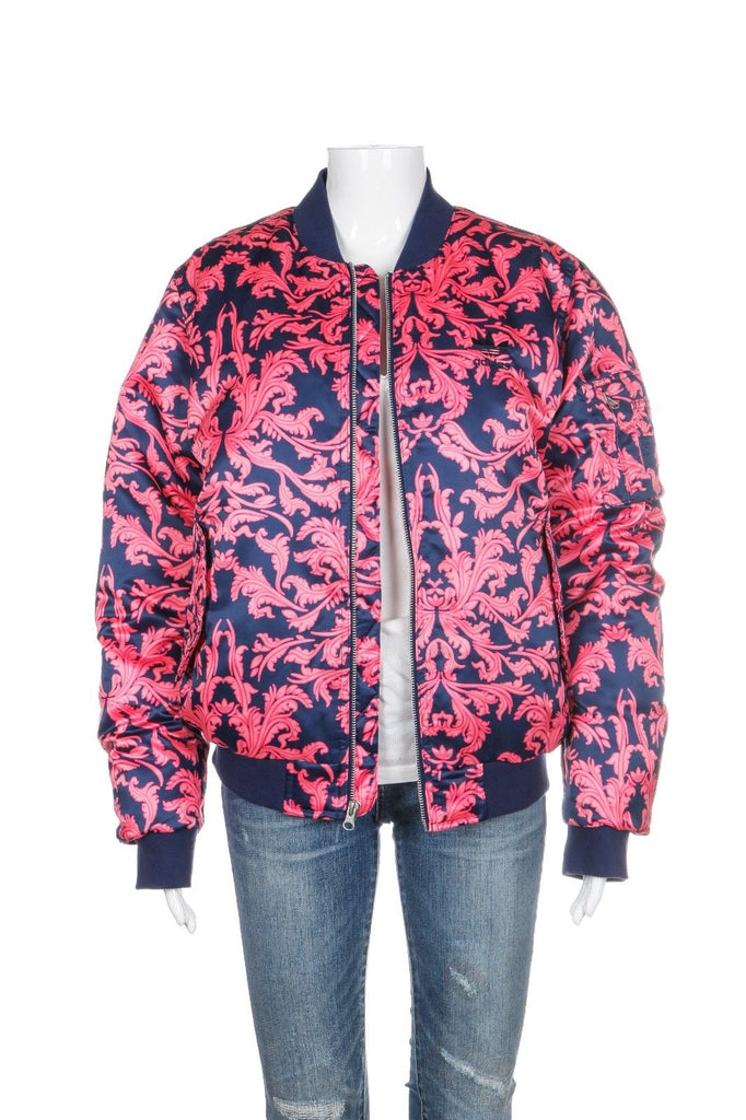 adidas pink floral jacket