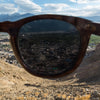 Polarized sunglasses made from bamboo