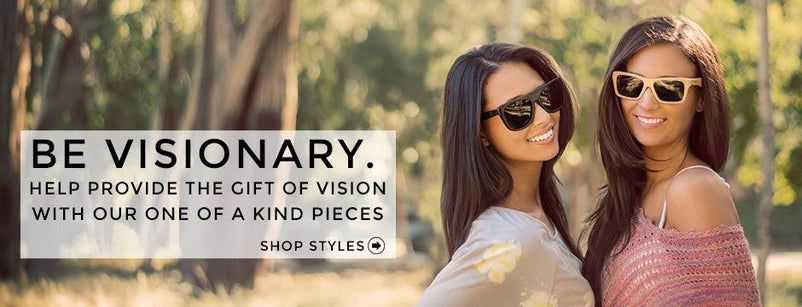 Every pair of glasses sold gives the Gift of Vision to someone in need