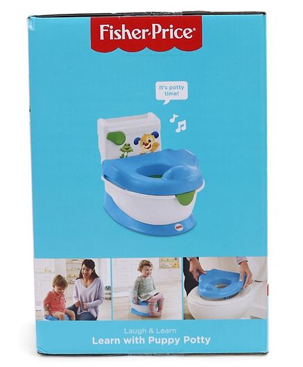 Fisher Price Laugh and Learn with Puppy Potty Chair - Blue