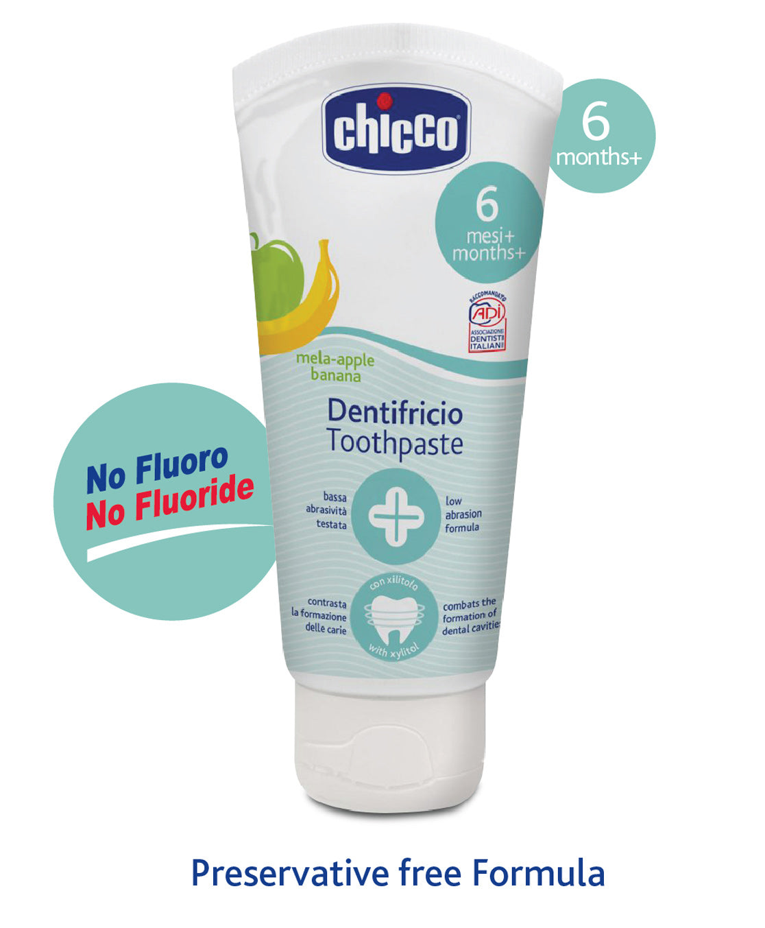 chicco apple banana flavoured toothpaste