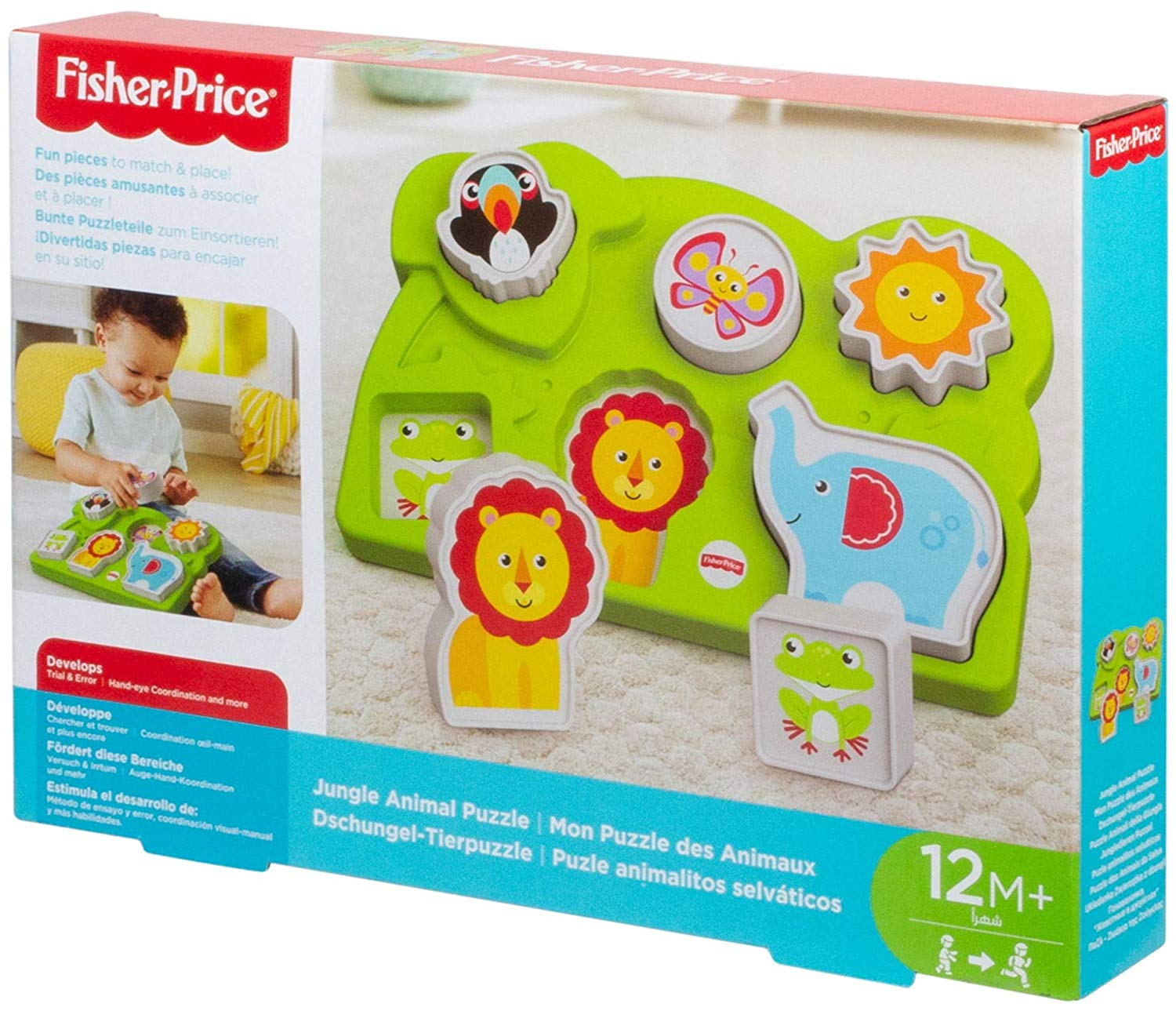 Fisher Price Games Jungle Animal Puzzle Cheesycheeks