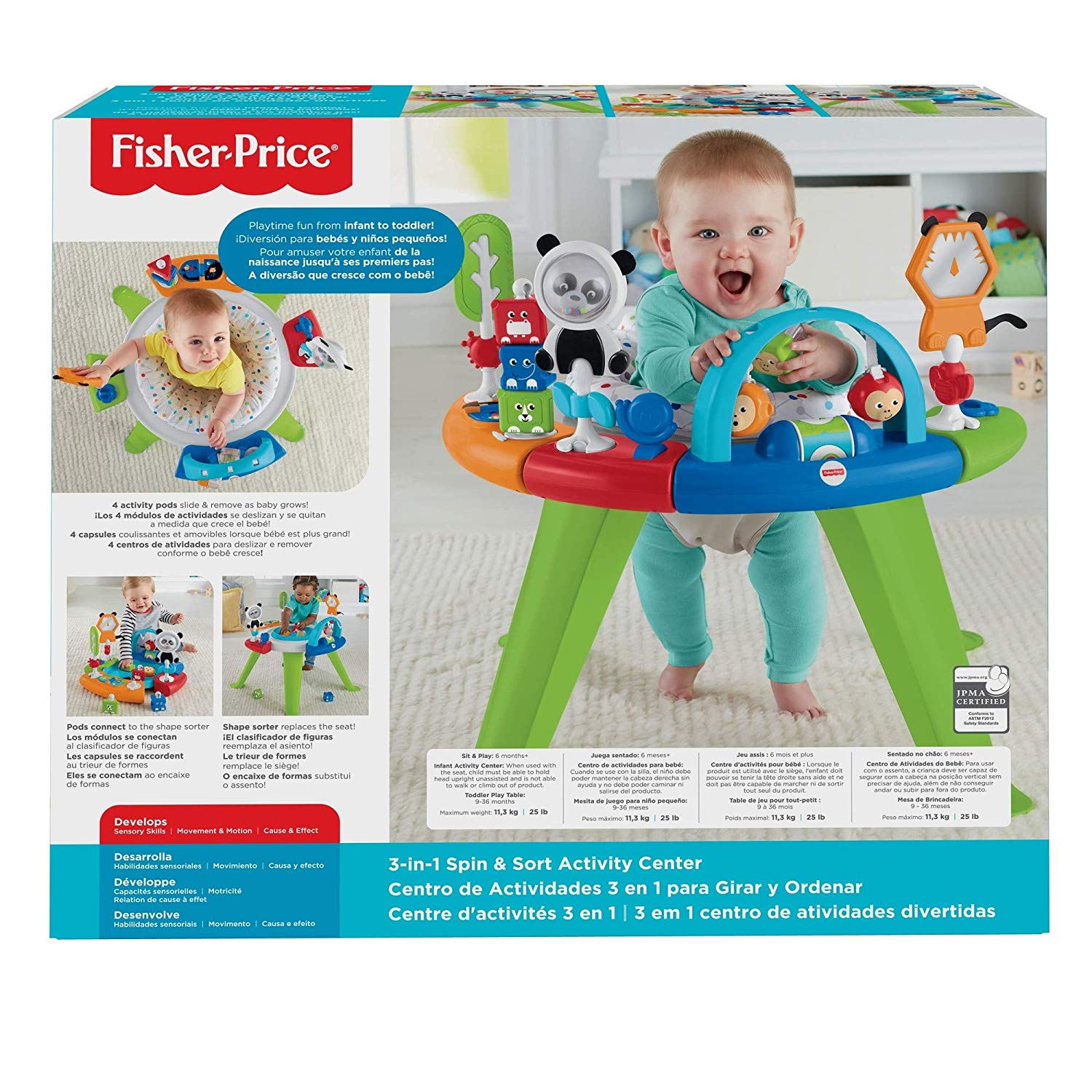 Fisher Price 3 In 1 Spin Sort Activity Center Cheesycheeks