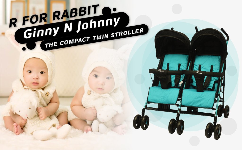 r for rabbit twin stroller