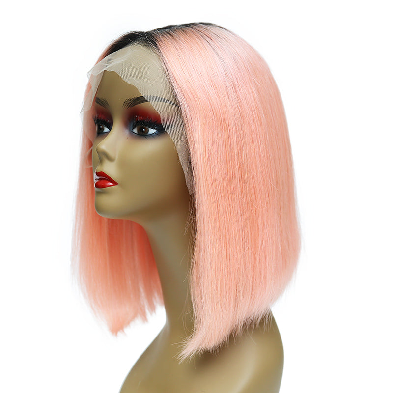 bob style wig pink