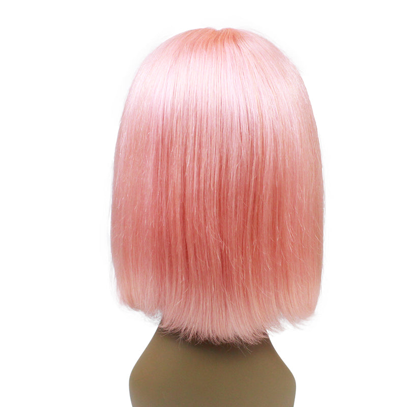 bob style wig pink