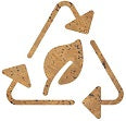 cork:sustainable and recyclable