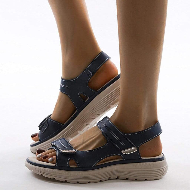 OrthoSandal ™ Women's Orthotic Sandals for Bunions - Blue / 6 - Women's Orthotic Sandals for Bunions - Nidfashions UK