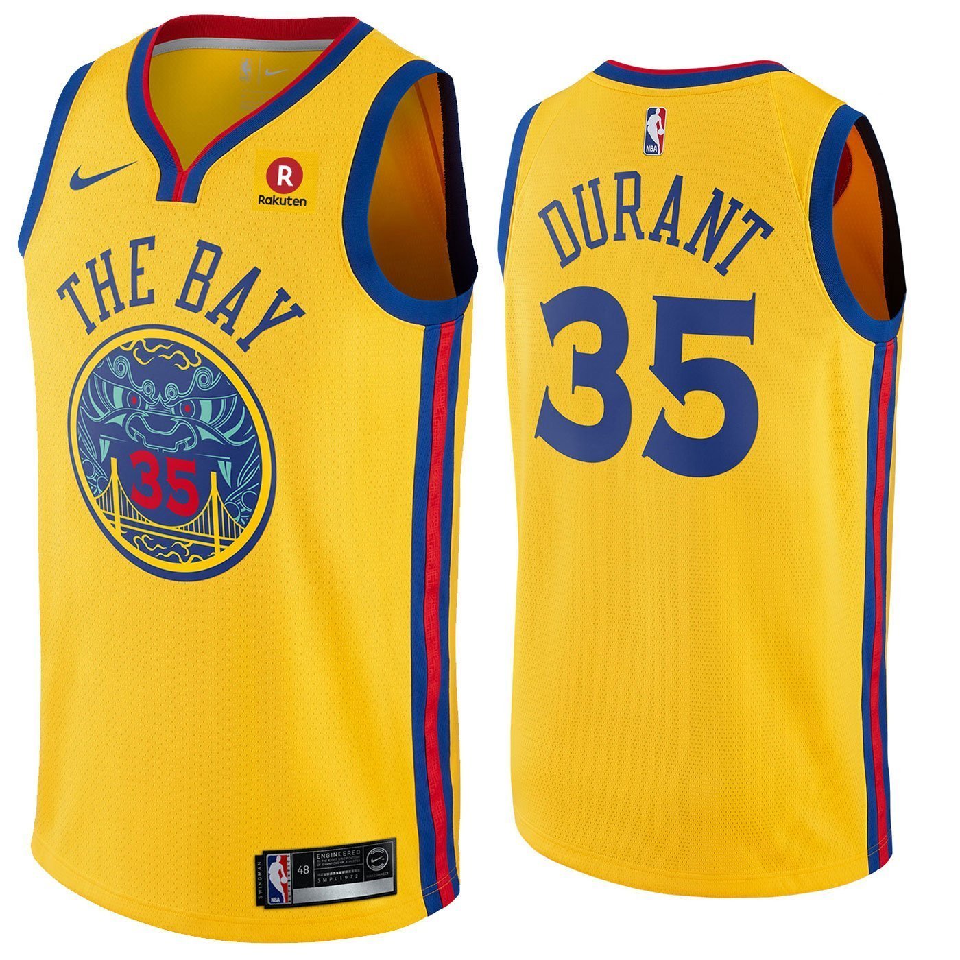 Goed gevoel Rodeo voedsel Men 35 Kevin Durant Jersey Yellow The Bay Golden State Warriors City E –  nRevo.store