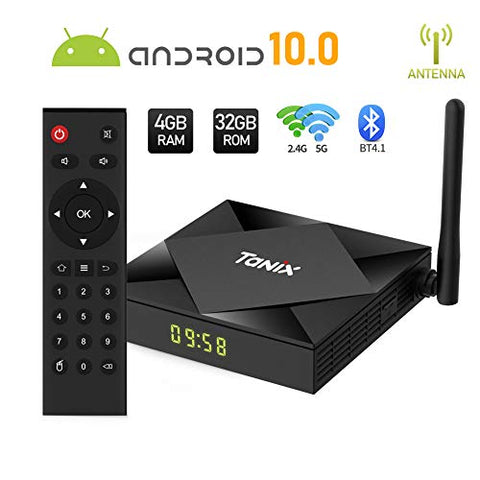 Android TV Box Android 10 4GB 32GB 64GB 4K H.265 lecteur