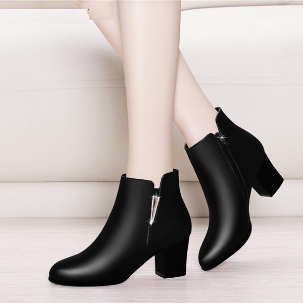 Chelsea Ankle High Heel Women Boots