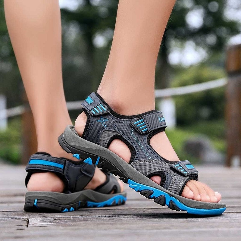 Genuine Leather Men Summer Sandals