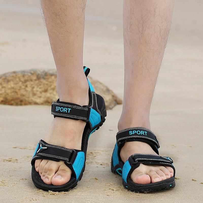 Genuine Leather Men Summer Sandals