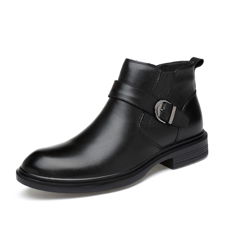 Genuine Leather Italian Casual Ankle Boots