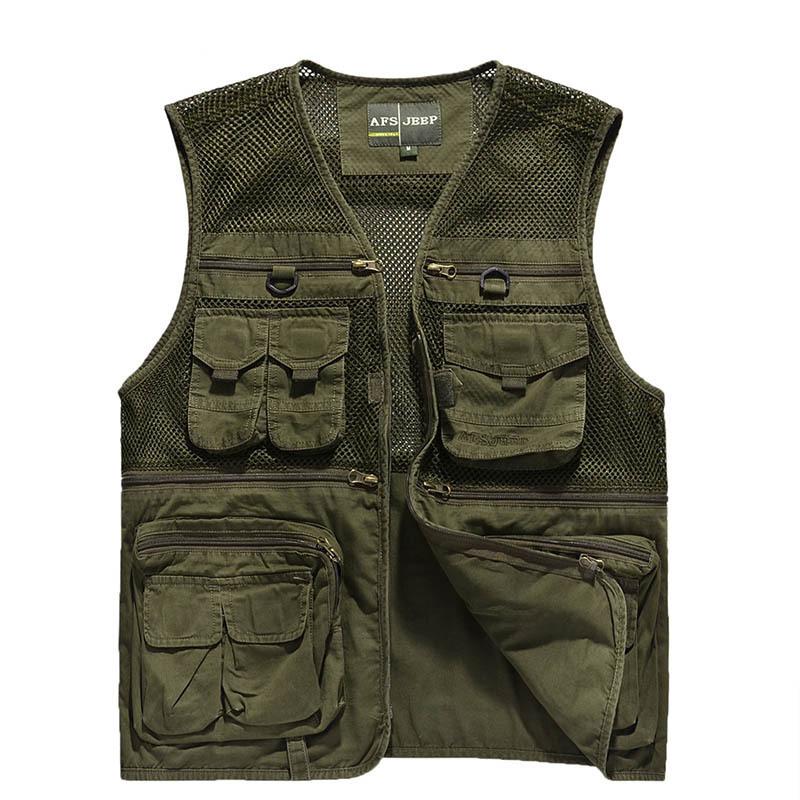 Mesh Safari Causal Camping Hunting Jacket Vest