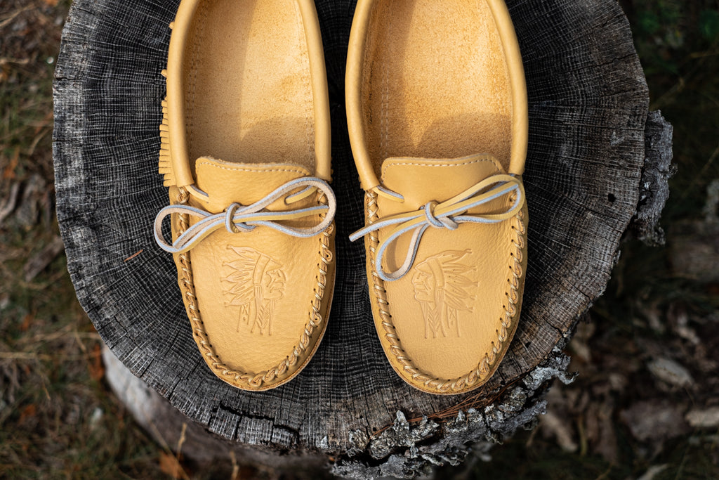 earthy natural moccasins for grounding and earthing