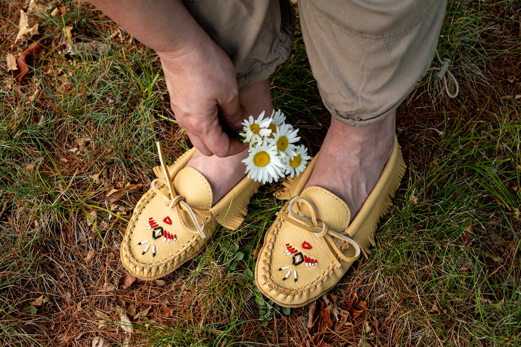 beaded moccasins for babies