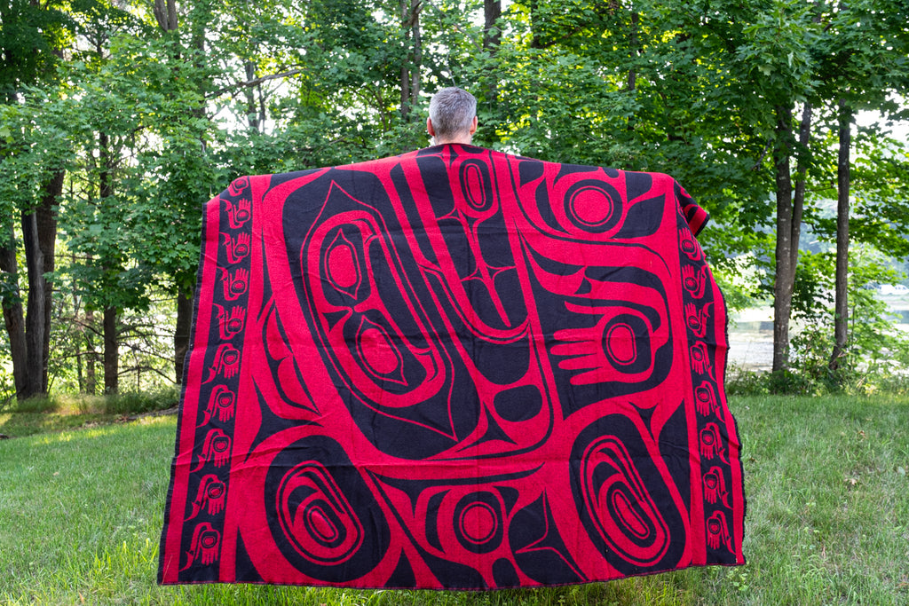 Treasure of Our Ancestors Native Northwest Woven Blanket Throw