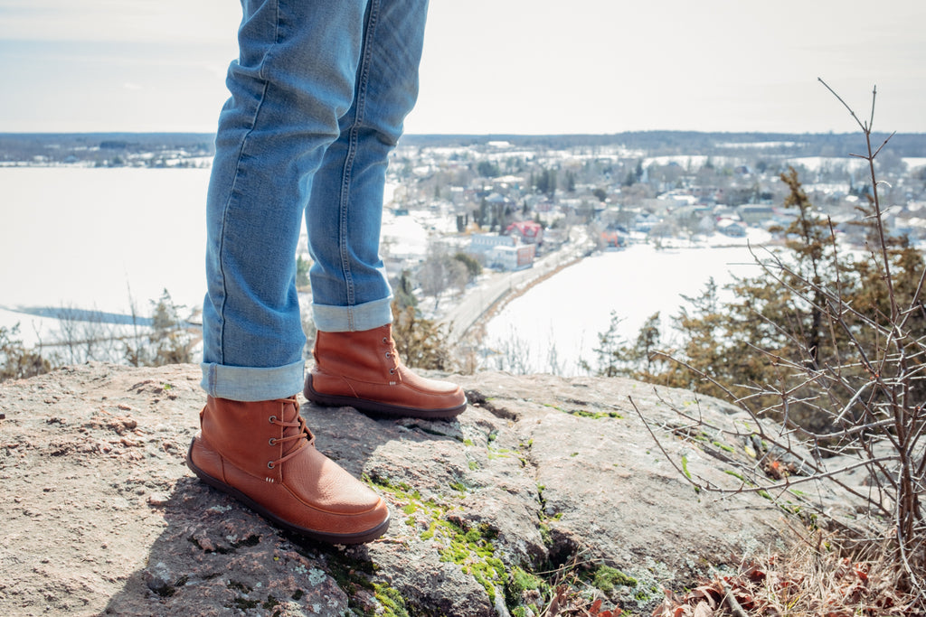 Men's Tundra Mukluks overlooking a beautiful Canadian scene