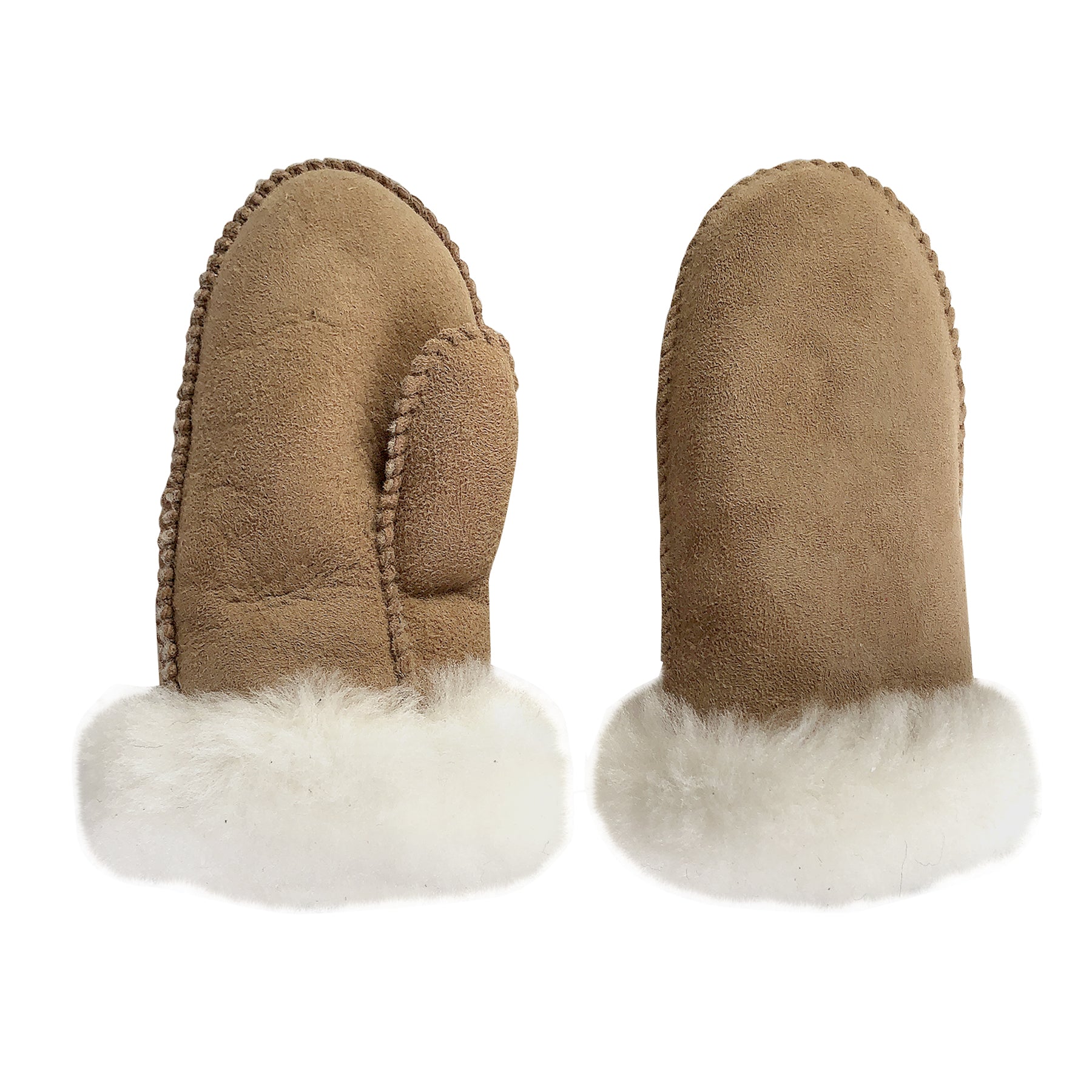 Lambskin Specialties Children's Real Sheepskin Lined Winter Mittens ...