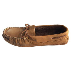 unlined moccasin slippers