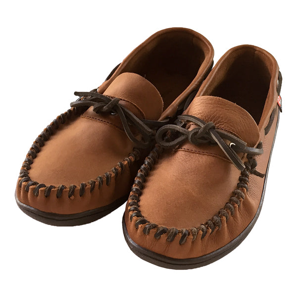 Men's Extra Wide Fit Brown Genuine Leather Driving Outdoor Moccasins ...