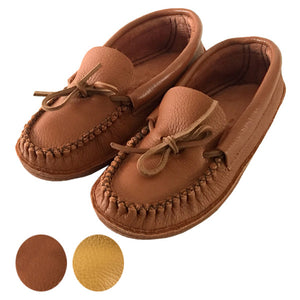 Genuine Leather Moccasin Slippers 