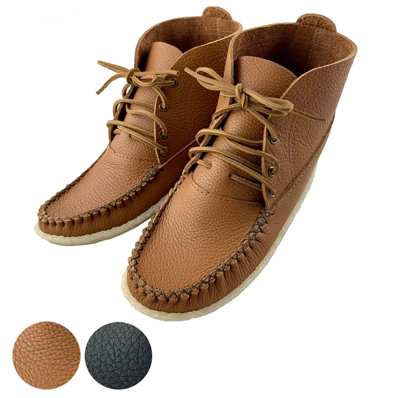 mens all leather moccasins