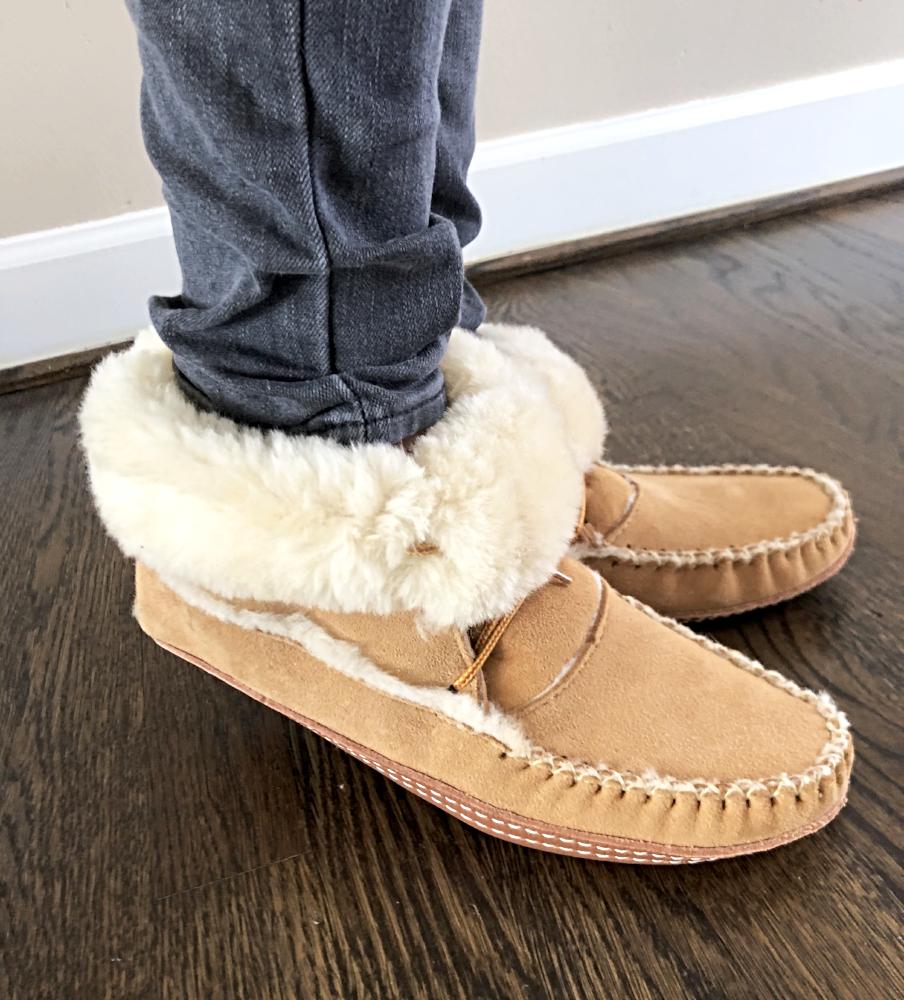 moccasin bootie slippers