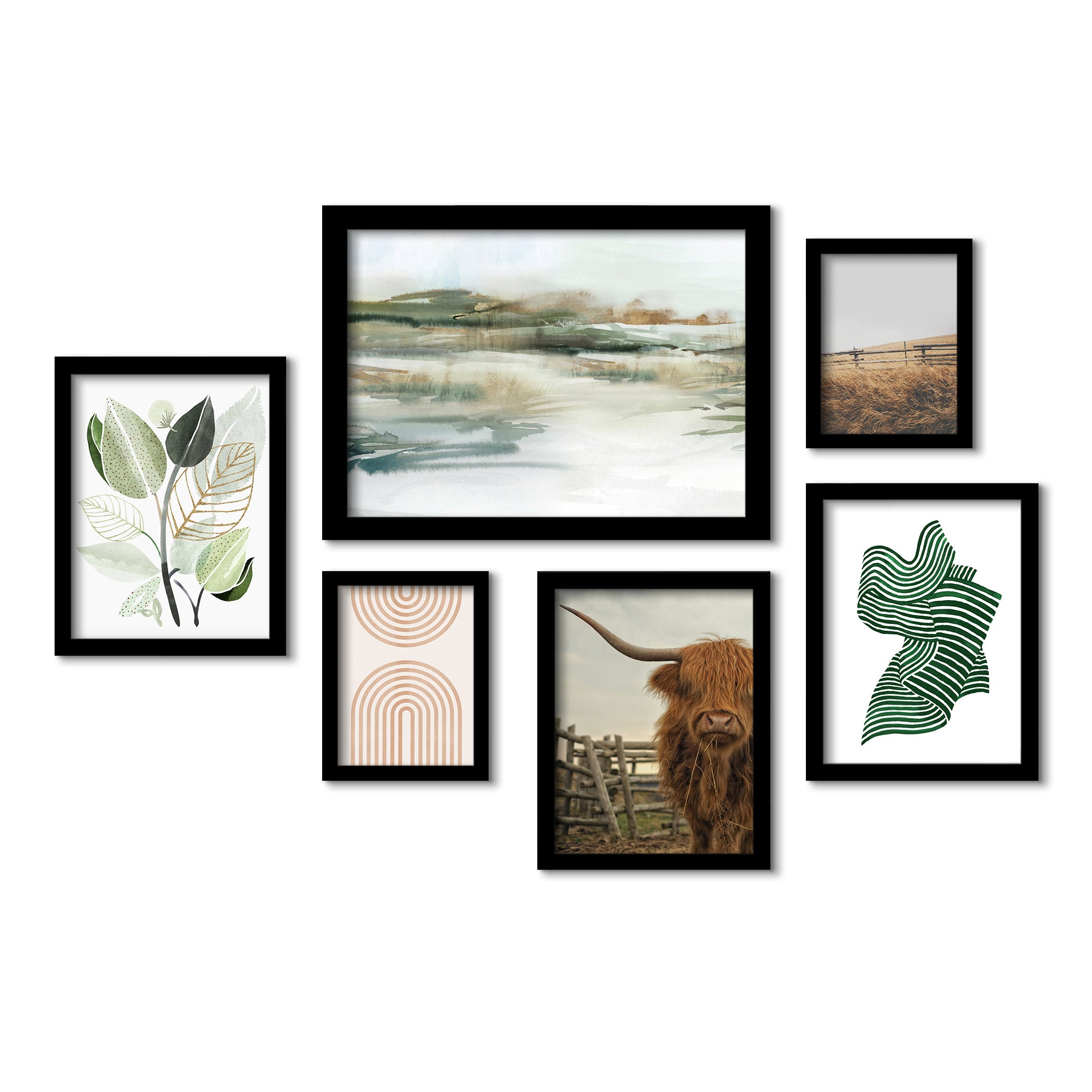 Only for a Moment Coastal - 6 Piece Framed Gallery Wall Set — Americanflat