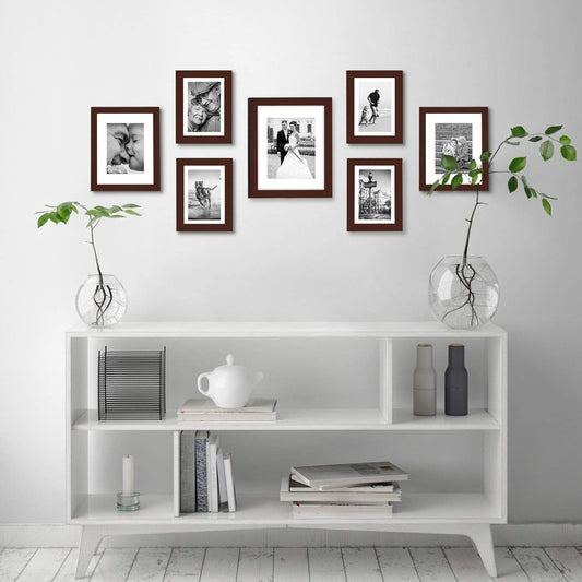  HAMITOR Picture Frames Set for Wall Gallery - 10 Pack