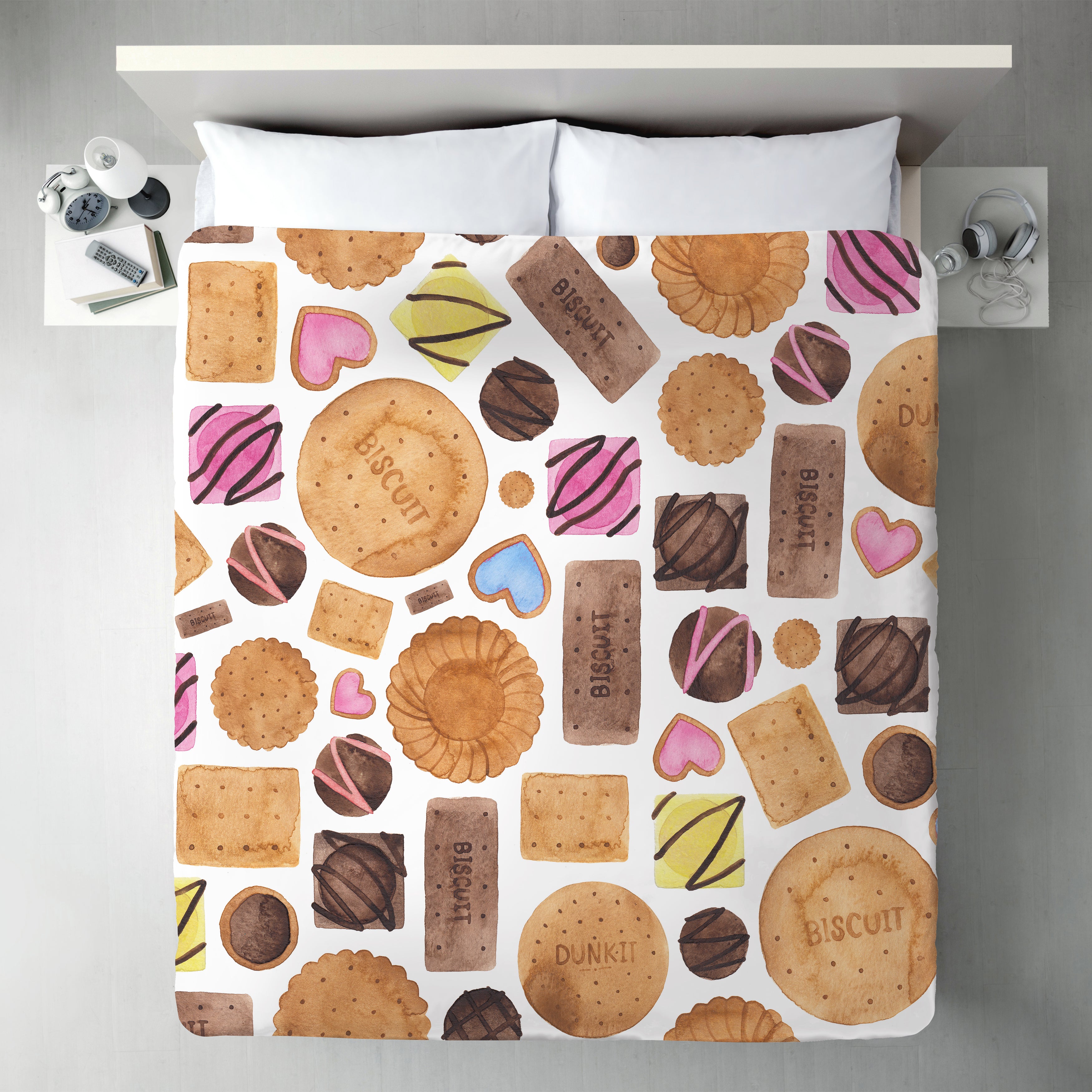 Sweets And Biscuits By Elena O Neill Duvet Cover Americanflat