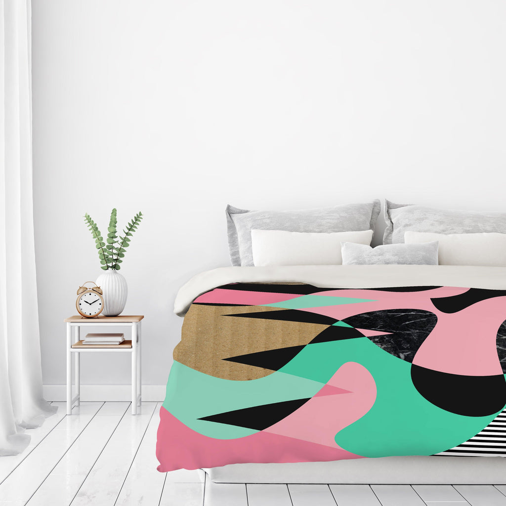 Shapes Textures Stripes By Susana Paz Duvet Cover Americanflat