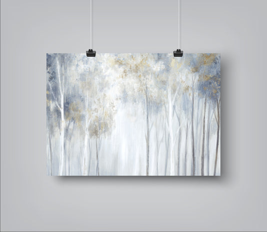 Americanflat - 16x20 Floating Canvas White - Bluje Essence By Pi