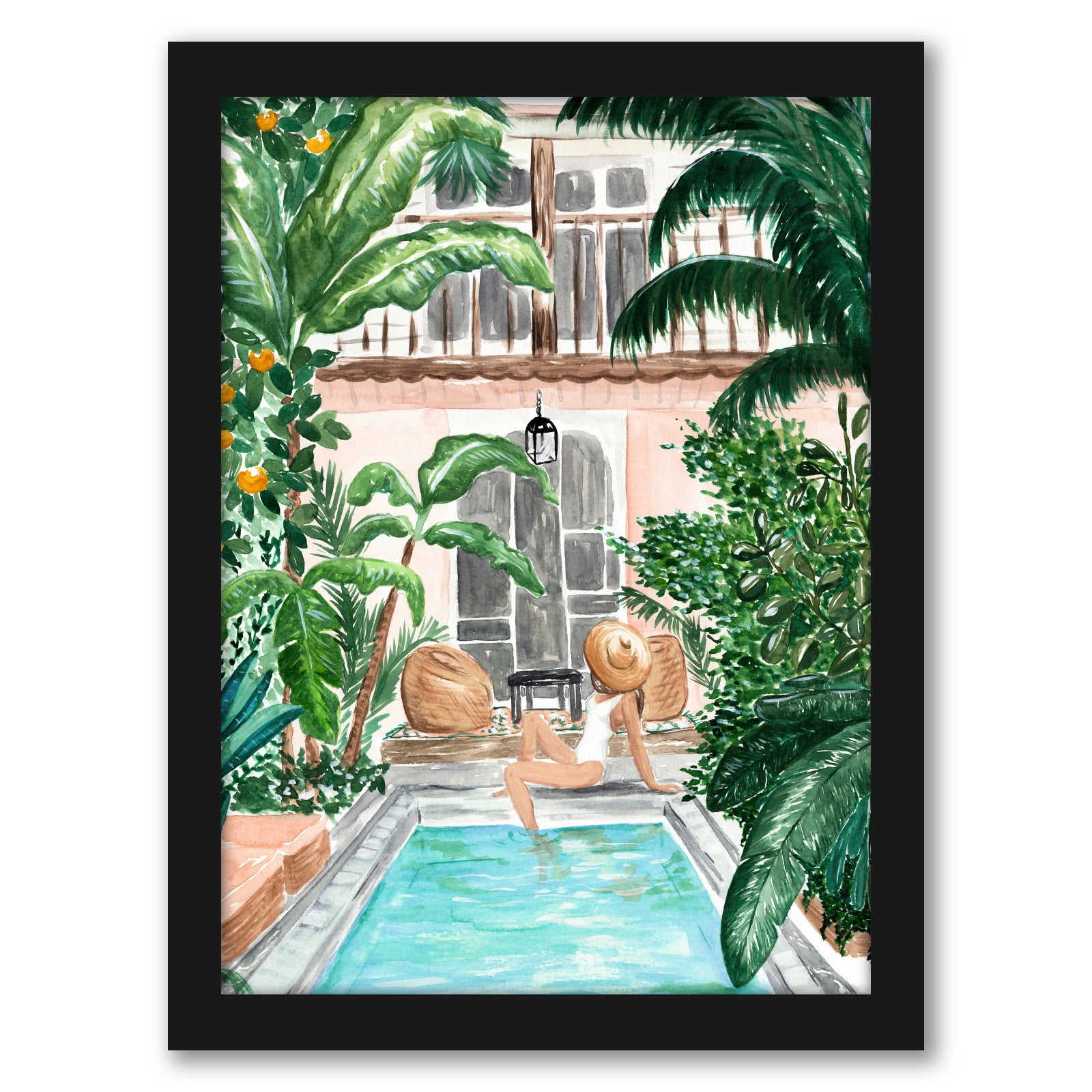 Moroccan Dream by Sabina Fenn - Black Frame, Black Frame, 16" X 20"